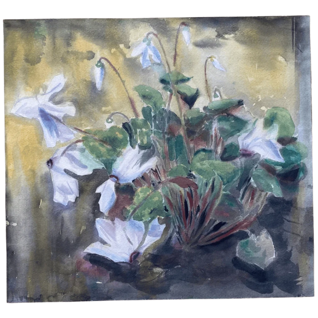 glezna ar ziediem #119