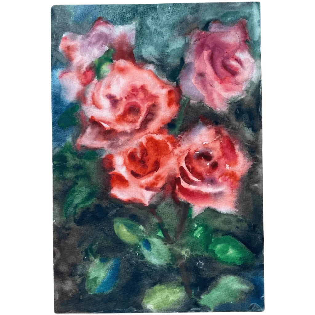 glezna ar ziediem #120