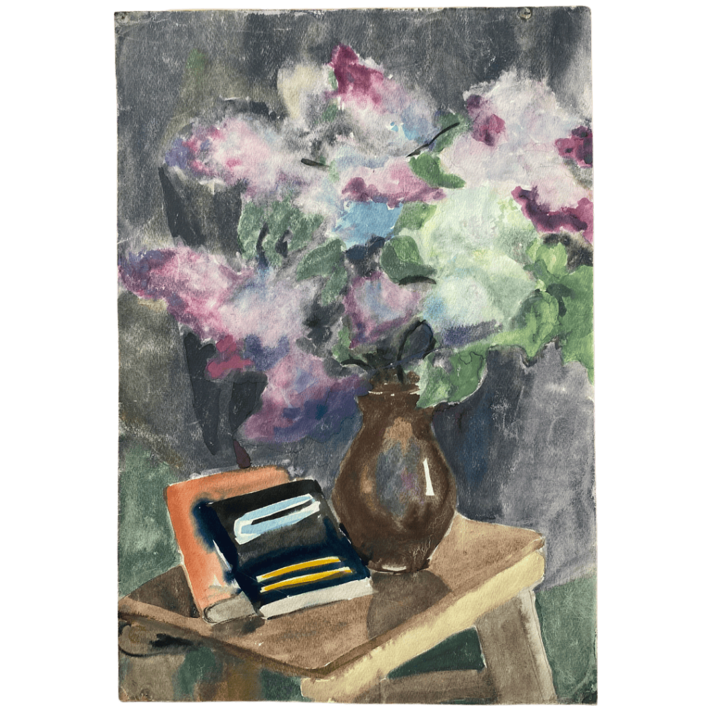 glezna ar ziediem 81