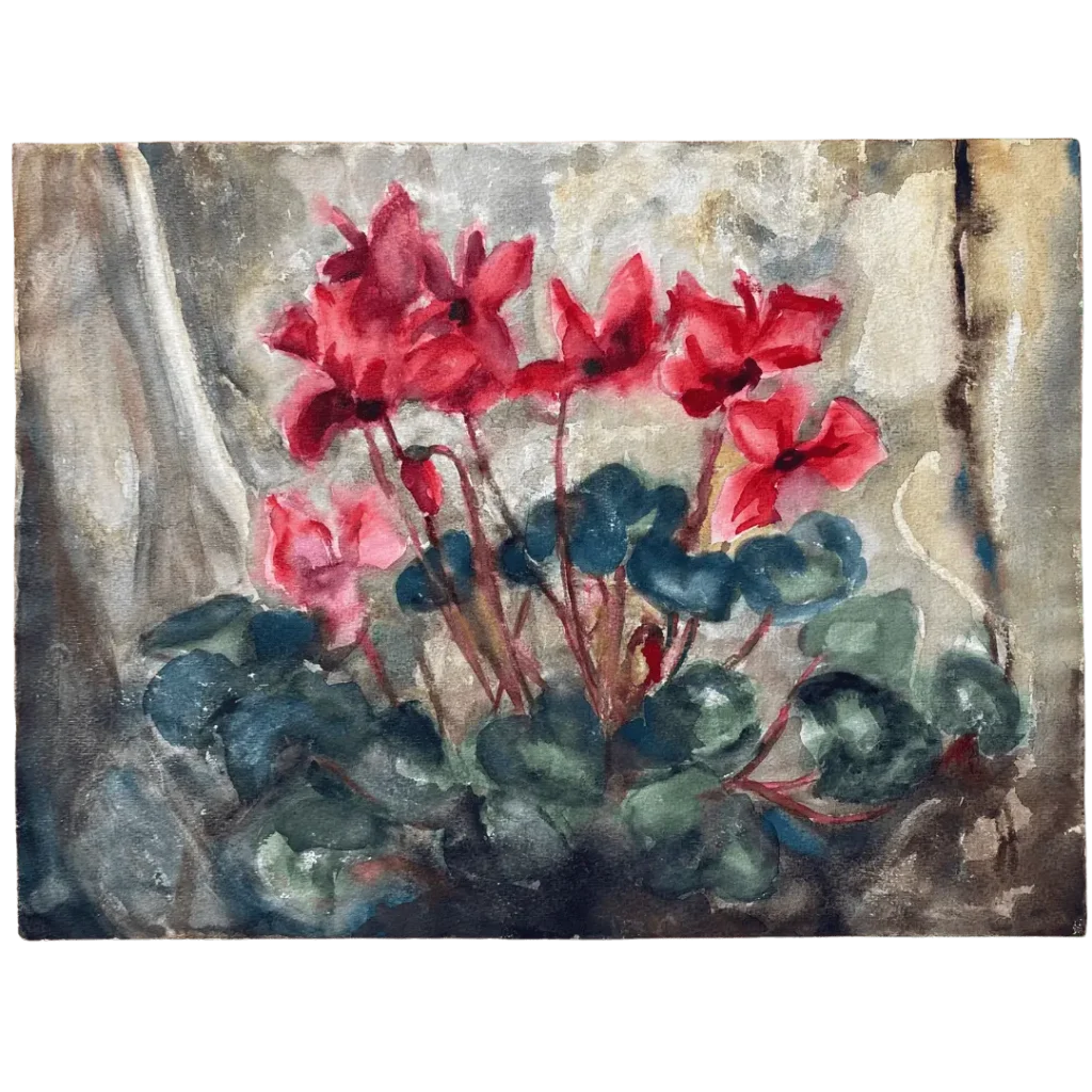 glezna ar ziediem 95