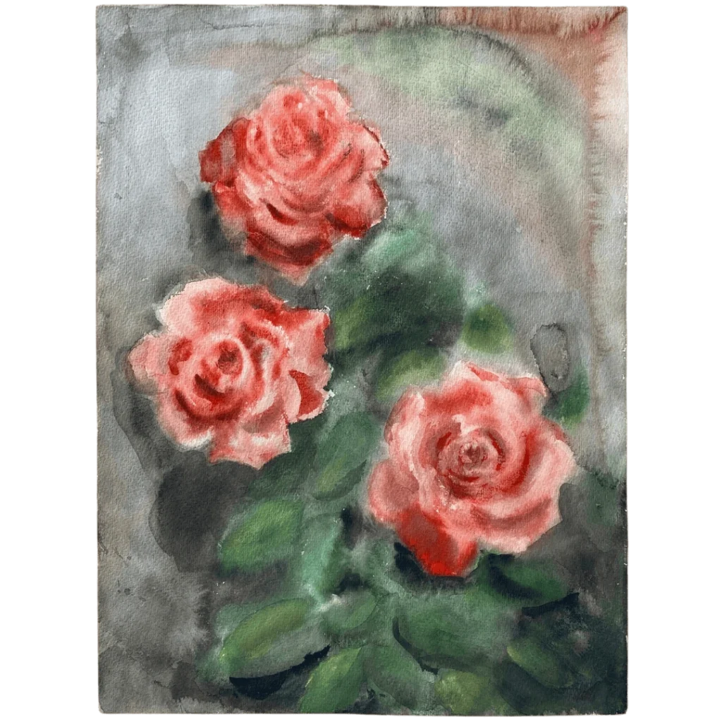 glezna ar ziediem 97