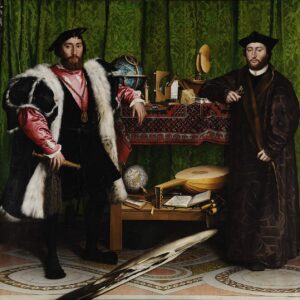 Hans Holbein the Younger, “The Ambassadors”_1